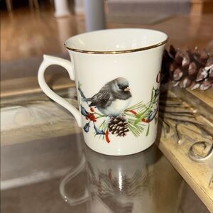 Lenox Mug with Bird Design